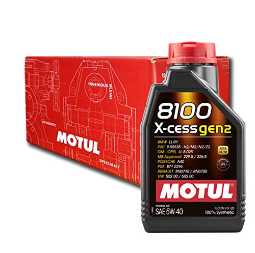 Aceite para coche Motul 8100 X-cess gen2 5W40-8x 1 l