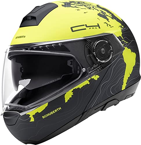 SCHUBERTH C4 Pro Casco de Motocicleta, Adultos Unisex, Magnitudo Yellow Mat, S