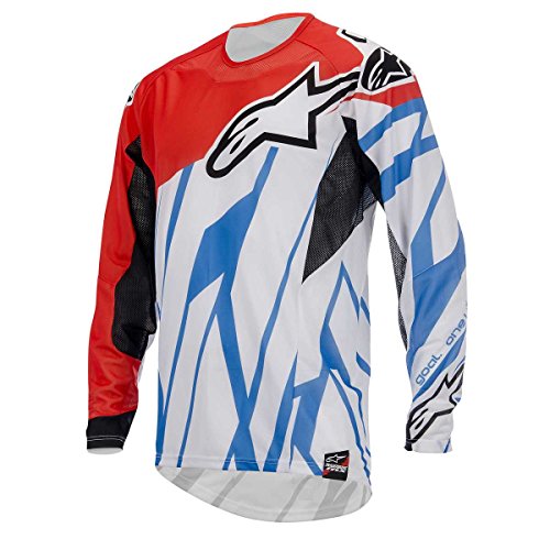 Alpinestars Jersey Tech Star Rojo/Blanco/Azul, hombre, rojo, azul, blanco