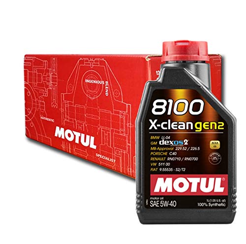 Aceite para coche Motul 8100 X-clean Gen2 5W40 dexos2-6x 1 l