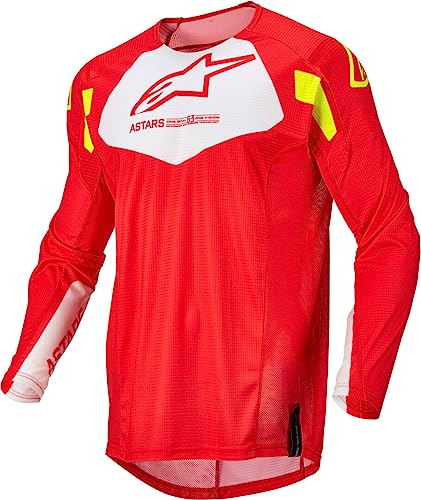 Alpinestars Racer Factory Maillot Juvenil de Motocross (Red/White,L)