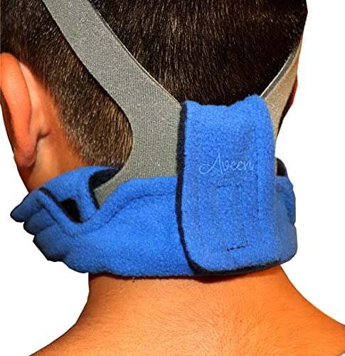 Almohadilla de cuello CPAP para correas de cabeza, almohadilla de cuello cómoda CPAP, fundas CPAP