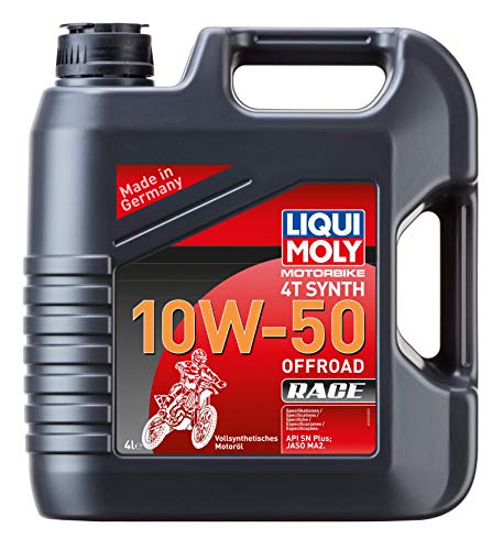 Liqui Moly 3052 - Aceite de motor, 4T, Synth, 10W-50, Offroad Race, Booklet, 4 l