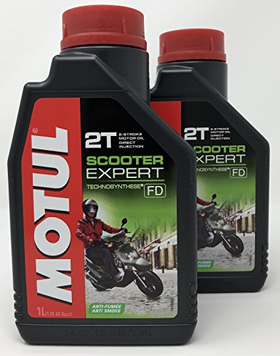 MOTUL Aceite Moto 2T Scooter Expert 2T, 2 litros (2x1 lt)
