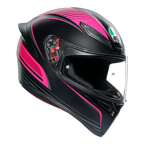 AGV K1 WARMUP CASCO INTEGRAL NEGRO NARANJA MATE L