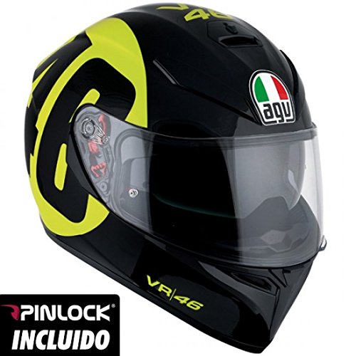 Casco AGV K-3 SV Bollo 46 negro / amarillo (XS)