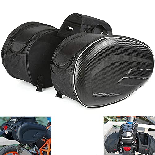 Alforjas universales para sillín de moto, mochila para moto, bolsa de equipaje impermeable, bolsa para casco integral, bolsa de sillín de moto