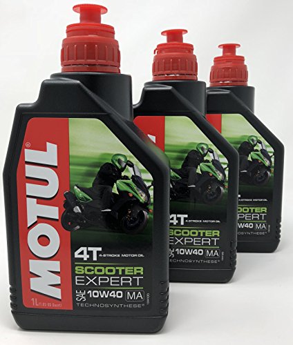 Aceite Moto - Motul Scooter Expert 4T 10W-40, 3 litros (3x1 lt)