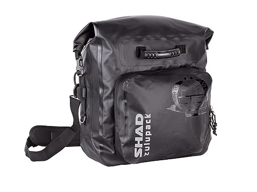 SHAD W0SB18 Lap Bag SW18 Bolsa Blanda para Motocicleta, Resistente al Agua, Color Negro