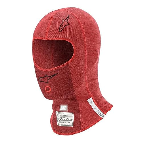 Alpinestars ZX EVO V2 Nomex FIA8856-2018/SFI - Modelo 2020 - Talla única - Rojo/Rojo Oscuro (4754920-313-O/S)