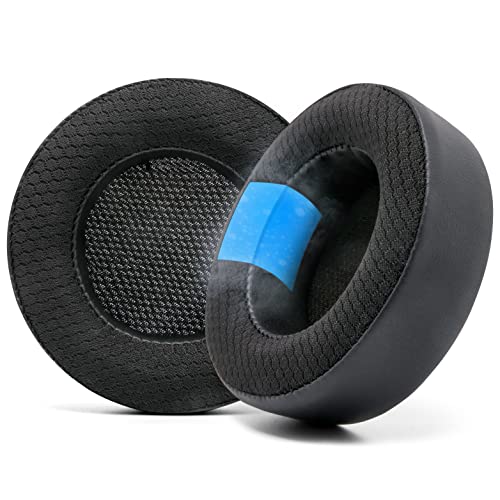 WC Freeze Virtuoso - Almohadillas de Gel refrigerante para Auriculares para Juegos Corsair Virtuoso de Wicked Cushions - Mayor Durabilidad, Grosor y Aislamiento de Sonido | Negro