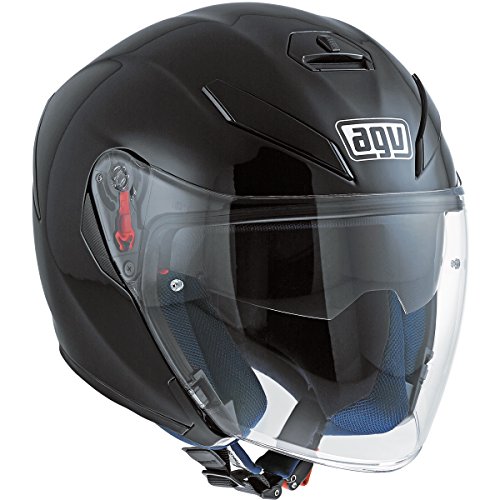 Casco moto abierto AGV K-5 Jet negro mate (MS)