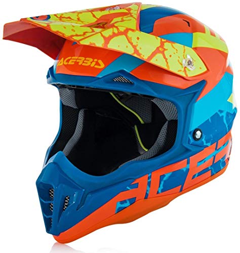 ACERBIS Casco Impact 3.0 naranja/azul XL