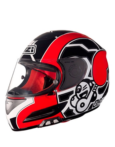 NZI Casco Integral Competición Spyder Multi Phrn Rojo XL (60-61 cm)