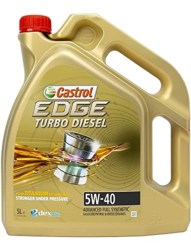 Castrol EDGE Turbo Diesel Aceite de Motores 5W-40 5L (Sello holandés y francés)