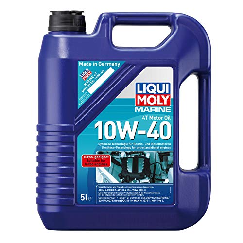 Liqui Moly 25013 Marine - Aceite de Motor, 4T, 10W-40, BOOKLET, 5 L