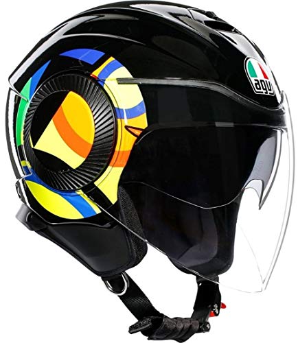 AGV ORBYT TOP SUN&MOON 46 BLACK/PARROTT L