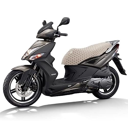 FUN*DAS BCN Funda para Asiento de Moto Kymco Agility City 125 ® 2020-2021 de algodón Laminado Tiny Star