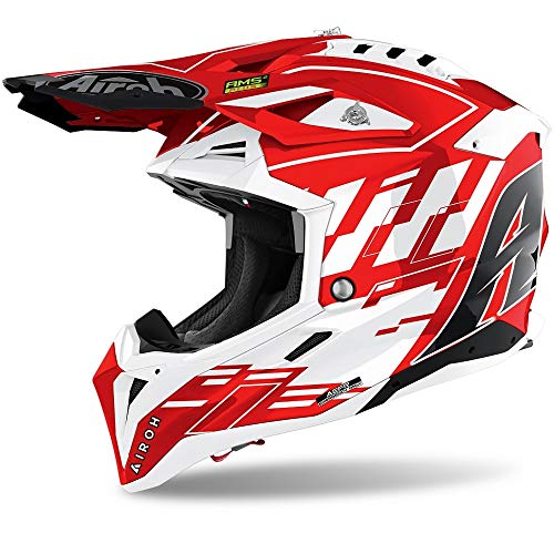 Airoh Helmet Aviator 3 Rampage Red Gloss S