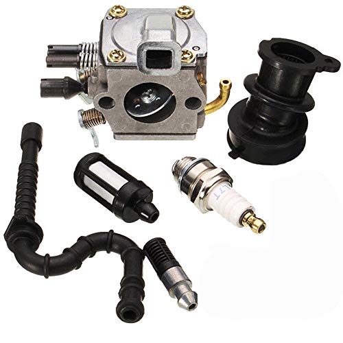 BGTR Accesorios de Moto Kit de reparación de carburador Compatible con STIHL 034 036 MS340 MS360 MADRIA ZAMA C3A S31A Cadena de la Cadena Piezas Equipo de energía Accesorios