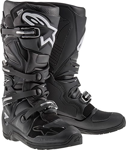 Alpinestars Tech 7 Atv Enduro bottes-2014-noir, Hombre Mujer, Negro