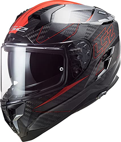 LS2 Casco de Moto Full Face FF327 Challenger CT2 Fold, Rojo, XXS, Accesorio Unisex para Adultos