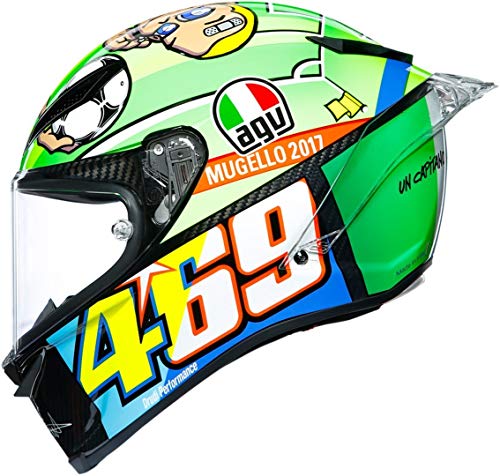 AGV Casco PISTA GP R ROSSI MUGELLO 2017 integral fibra ML