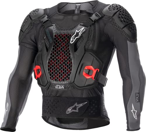 Alpinestars Bionic Plus V2 Chaqueta protectora (Black/Red,XXL)