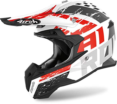 Airoh Casco Terminator OP.V Hanger XS rojo