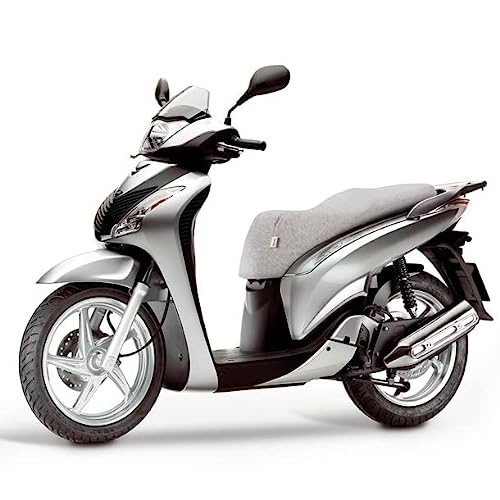 FUN*DAS BCN Funda para Asiento de Moto Honda SH125i® 2008-2012 de algodón Laminado Shiny Grey
