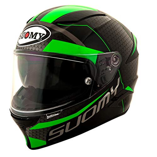 Suomy - Casco Speedstar Rap, color verde, talla S