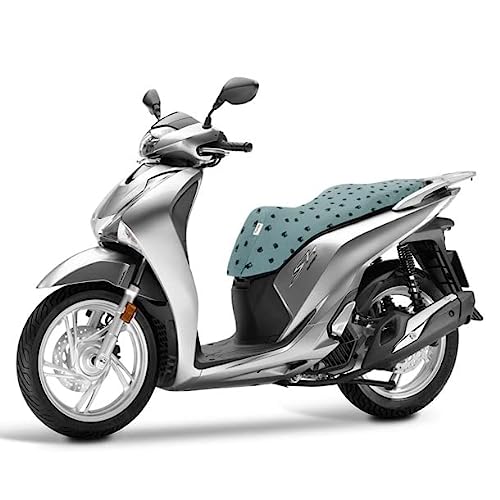 FUN*DAS BCN Funda para Asiento de Moto Honda SH125i® 2013-2016 de algodón Laminado Little Houses