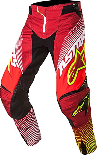 Pantalón Alpinestars Techstar Factory rojo / amarillo (30)