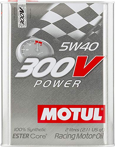 aceite motor racing MOTUL 300V POWER 5W40 en lata de 2 litros