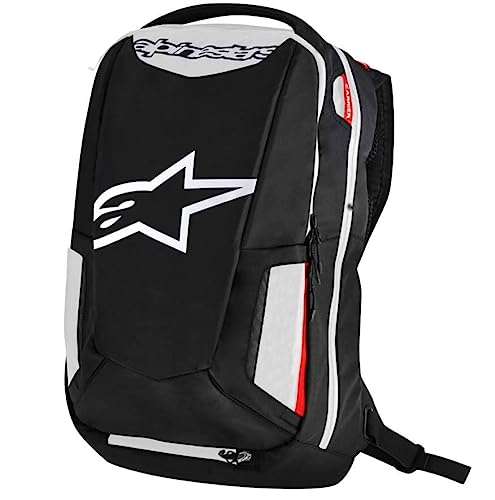 Alpinestars 1494598 Mochila City Hunter, 25 L, negro/blanco/rojo